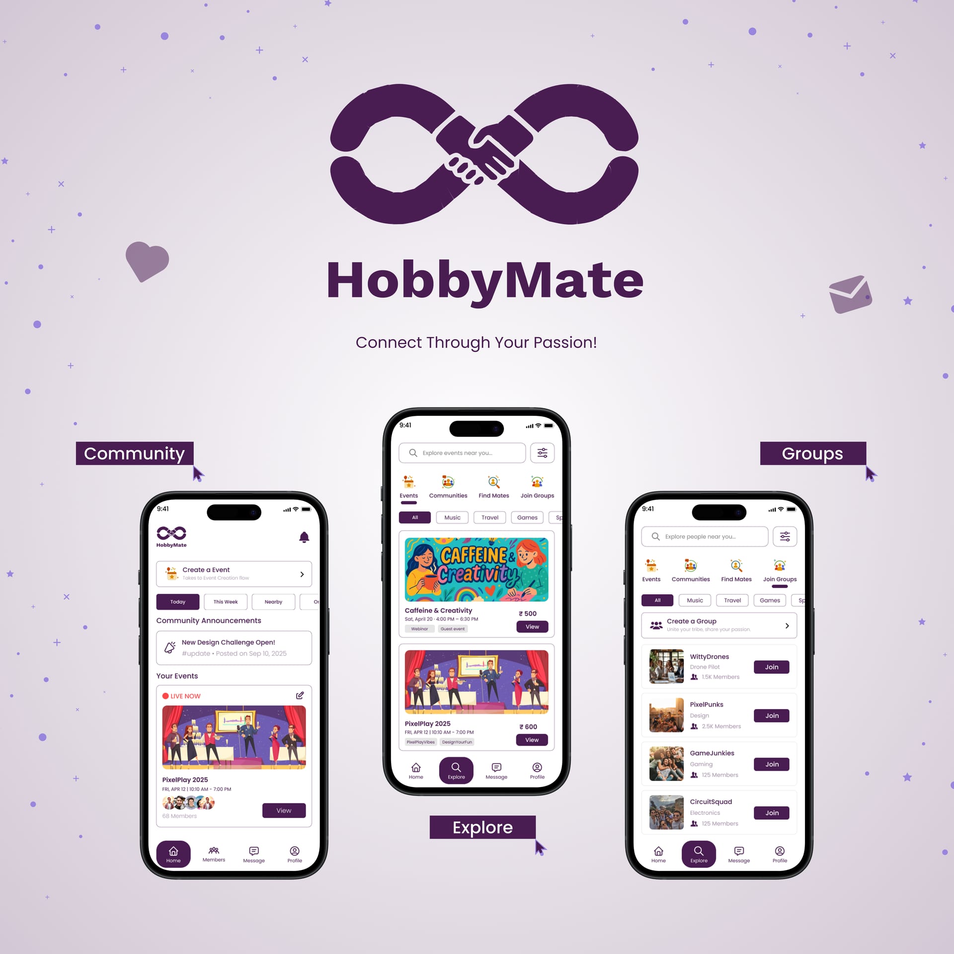HobbyMate - Social project