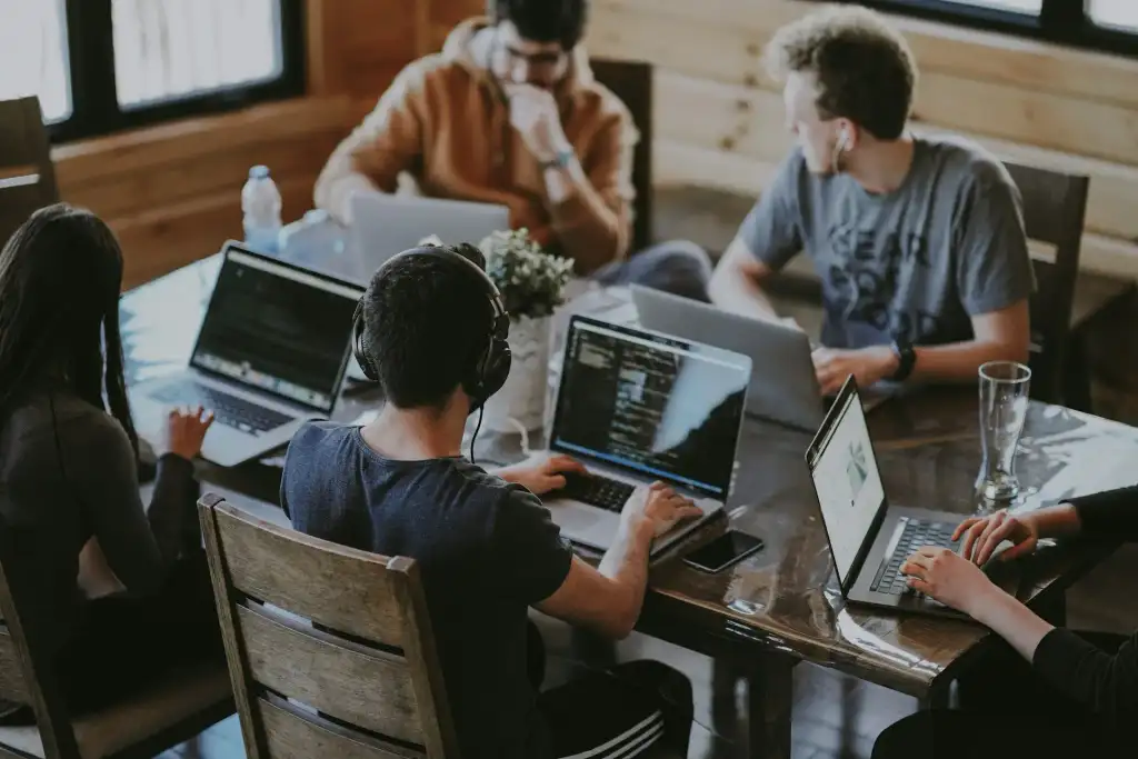Product team planning a software build