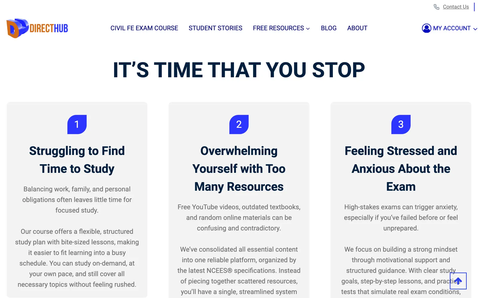 DirectHub product screen