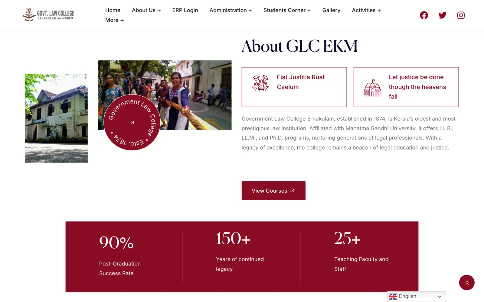 Government Law College Ernakulam product screen