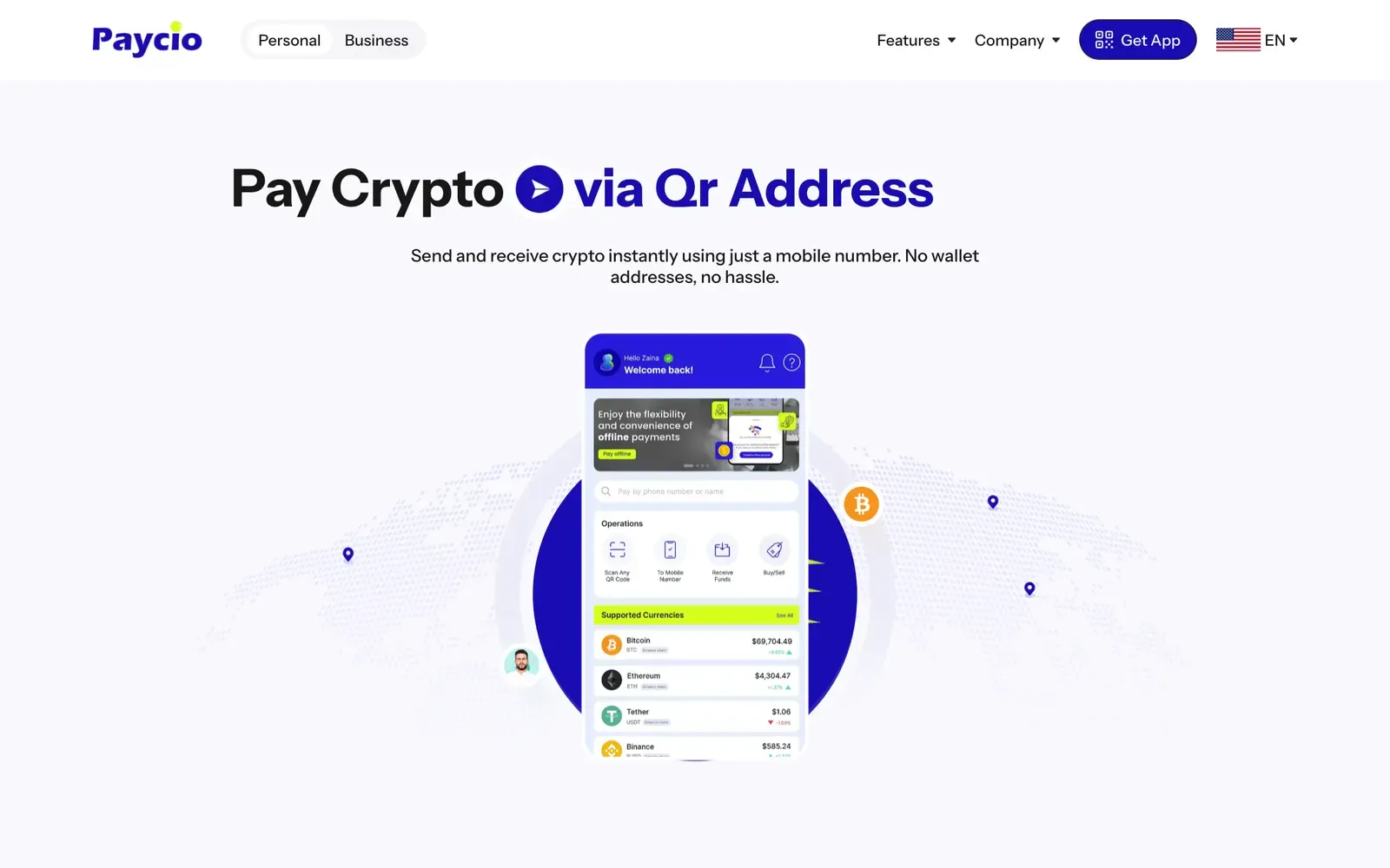Paycio crypto payments platform built by Sajal Tech